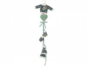 Χριστουγεννιάτικο Κρεμαστό με Γαντια & παγοπέδιλα 60 εκ.