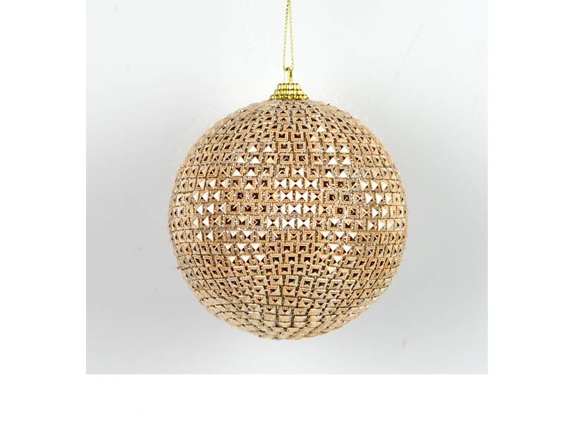 Χριστουγεννιάτικη Μπάλα Decor Χρυσό Discoball 15 εκ.