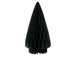 Χριστουγεννιάτικο Διακοσμητικό Μαύρο Χάρτινο Δεντράκι Torano 40 εκ.