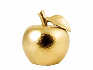 Διακοσμητικό Κεραμικό Χρυσό Μήλο 15 x  17 εκ.