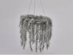 Χριστουγεννιάτικο Κρεμαστό με Ασημί Πεύκο