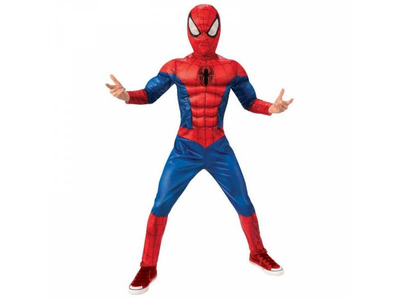Αποκριάτικη στολή Spiderman με θώρακα και μάσκα.