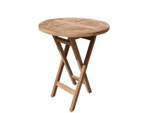 Teak Τραπέζι κήπου Rotonda Φ70 έπιπλα κήπου bigstore.gr
