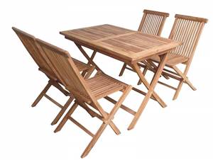 Set 5 τμχ. Τραπεζαρία Κήπου Ξύλινη Teak έπιπλα κήπου bigstore.gr