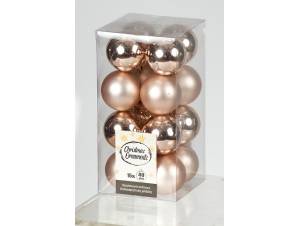 Set 16 τεμ. Χριστουγεννιάτικες μπάλες πλαστικές