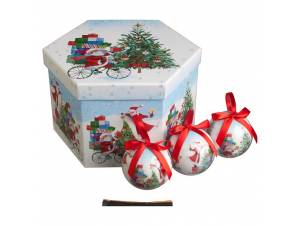 Set 14 τεμ. Μπάλες οικολογικές με δέντρο 7