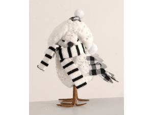 Διακοσμητικό πουλάκι με κασκόλ