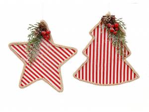 Κρεμαστό διακοσμητικό στολίδι αστέρι-δέντρο