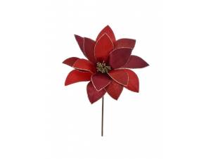 Χριστουγεννιάτικο λουλούδι με κλαδί