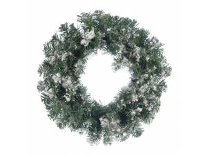 Στεφάνι διακόσμησης χιονισμένο