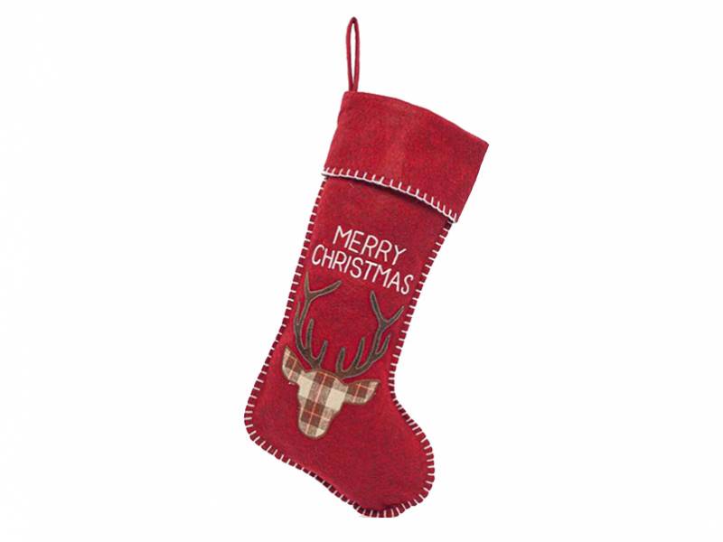 Χριστουγεννιάτικη κάλτσα κόκκινη