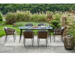 Musses Rattan/D7 Dining Set Ανθρακί έπιπλα κήπου bigstore.gr