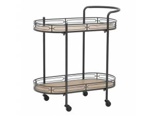 Τρόλλεϋ ξύλινο, φυσικό