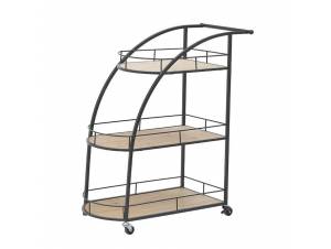 Τρόλλεϋ ξύλινο, φυσικό