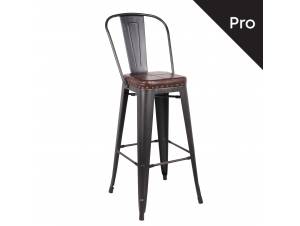 RELIX Σκαμπό Bar-Pro με Πλάτη