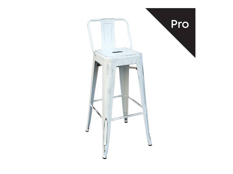 RELIX Σκαμπό Bar-Pro με Πλάτη