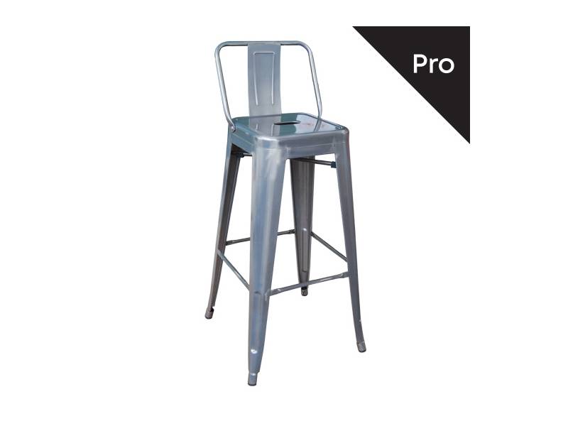 RELIX Σκαμπό Bar-Pro με Πλάτη