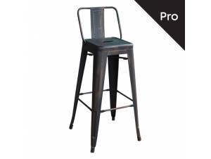 RELIX Σκαμπό Bar-Pro με Πλάτη