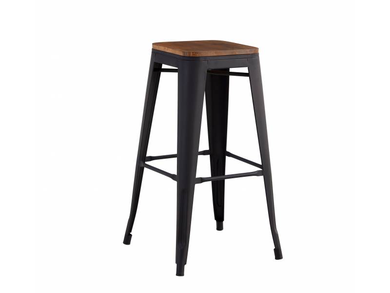 RELIX Wood Σκαμπό Bar