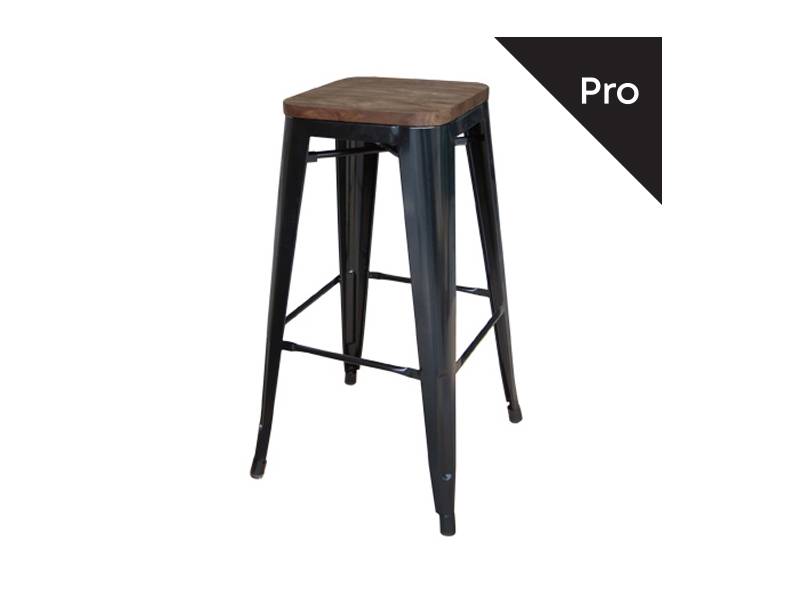 RELIX Wood Σκαμπό Bar-Pro