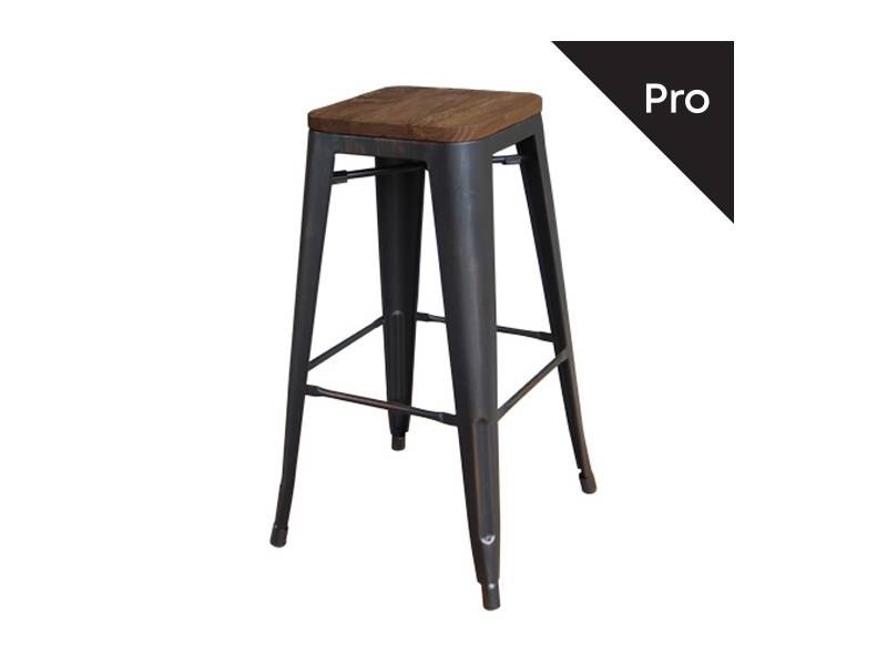 RELIX Wood Σκαμπό Bar-Pro