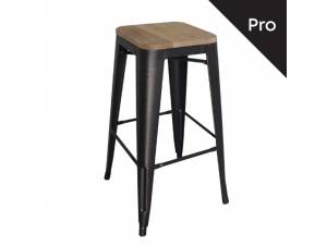 RELIX Wood Σκαμπό Bar-Pro