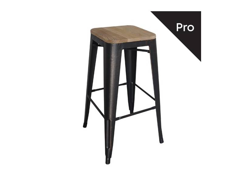 RELIX Wood Σκαμπό Bar-Pro