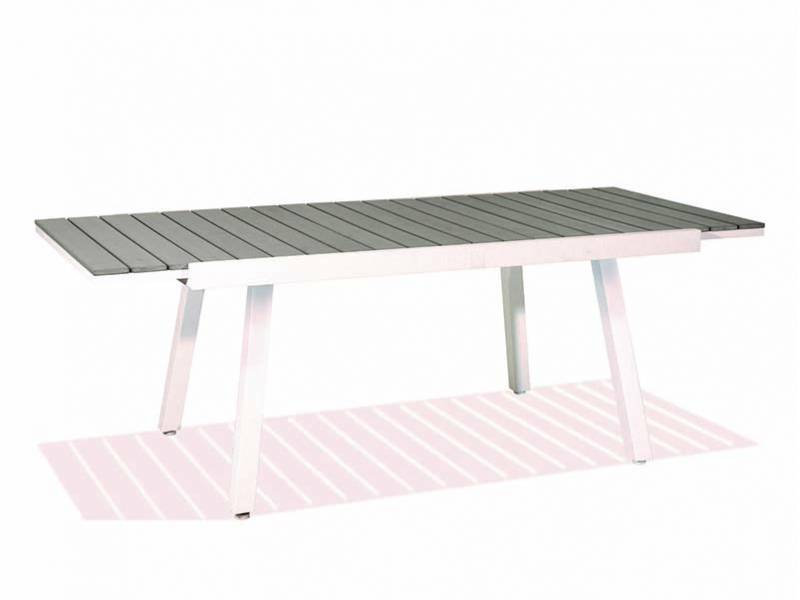 Τραπέζι αλουμινίου-Polywood επεκτεινόμενο 160-210x100 cm έπιπλα κήπου bigstore.gr