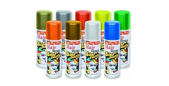 Αποκριάτικα Σπρέι Βαφής-Αξεσουάρ Μαλλιών