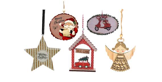 Ξύλινα στολίδια