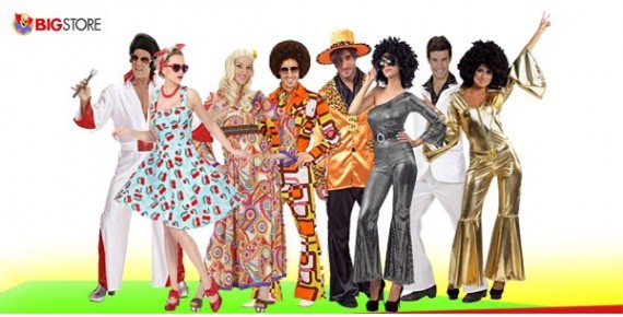 Στολές Disco Pop Rock Χίππις