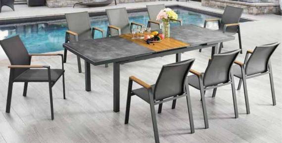 Τραπεζαριές κήπου από Αλουμίνιο