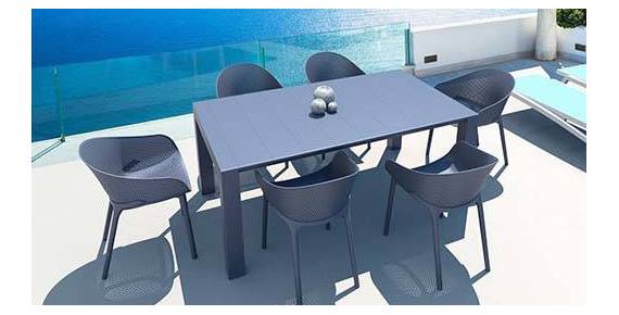 Τραπεζαρίες κήπου από PVC Polypropylene