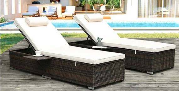 Ξαπλώστρες Rattan Wicker